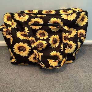 Sunflower Print Tote Bag